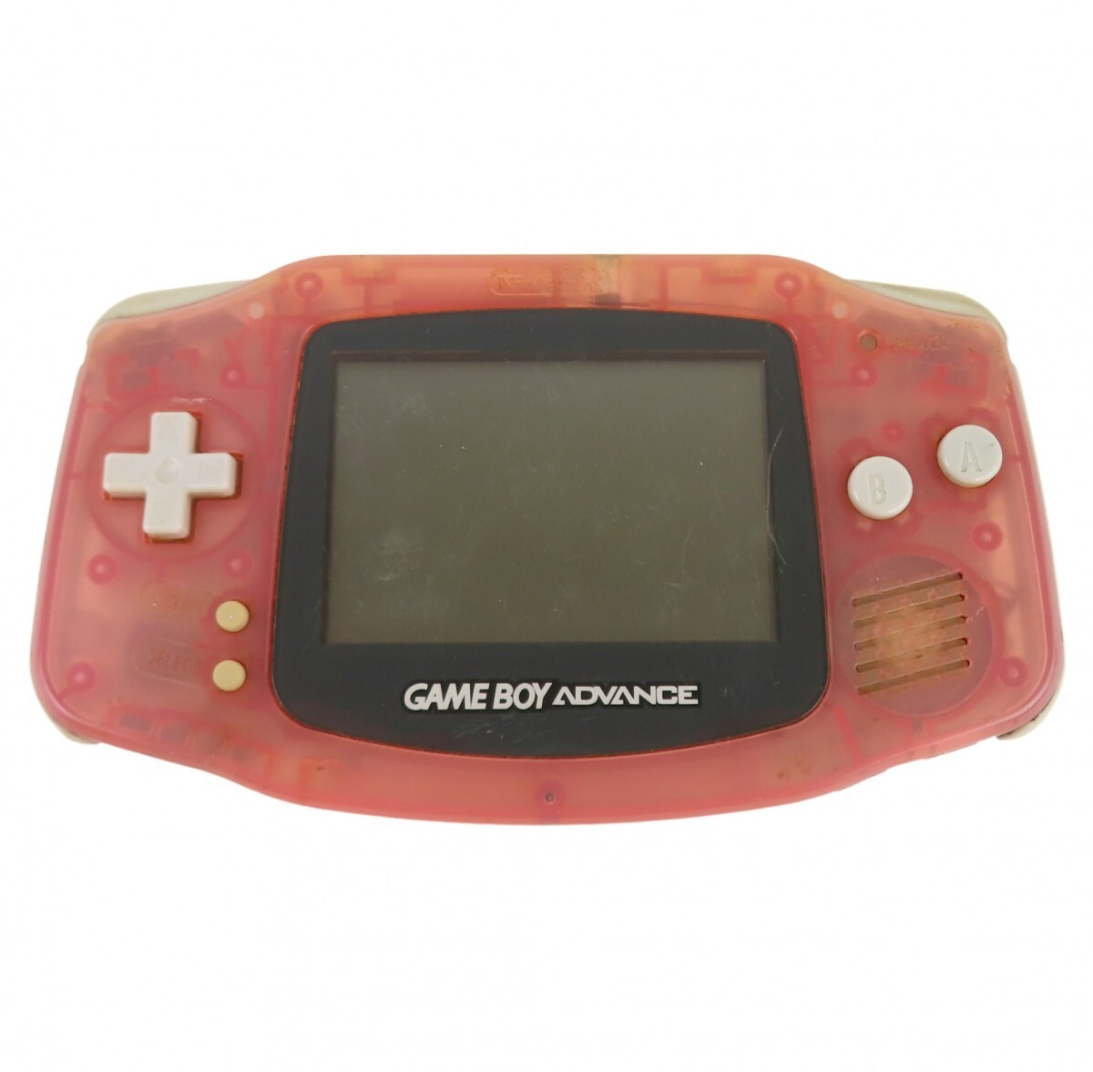 任天堂 Nintendo ゲームボーイアドバンス 本体 AGB-001 ミルキーピンク クリアピンク 0806-034拍卖