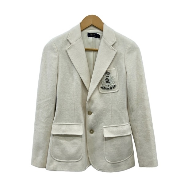ポロラルフローレン POLObyRalphLauren サイズ0 XS アイボリー レディース 長袖/ビーズ/秋/冬 美品 ジャケット拍卖