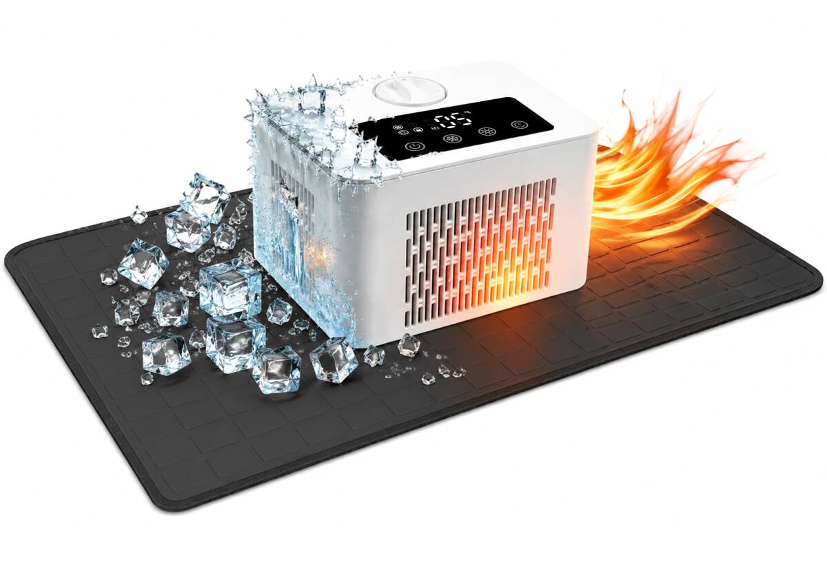 水冷マット【電気式冷暖両用・2026革新モデル】水循環マット 冷暖切替 3段階温度調整 冷却/暖房 半導体冷却 超伝導 1台多役m拍卖