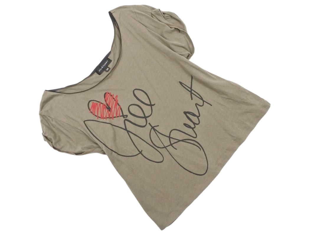 ネコポスOK JILLSTUART ジルスチュアート Tシャツ sizeF/カーキ ■◆ ☆ ggb7 レディース拍卖
