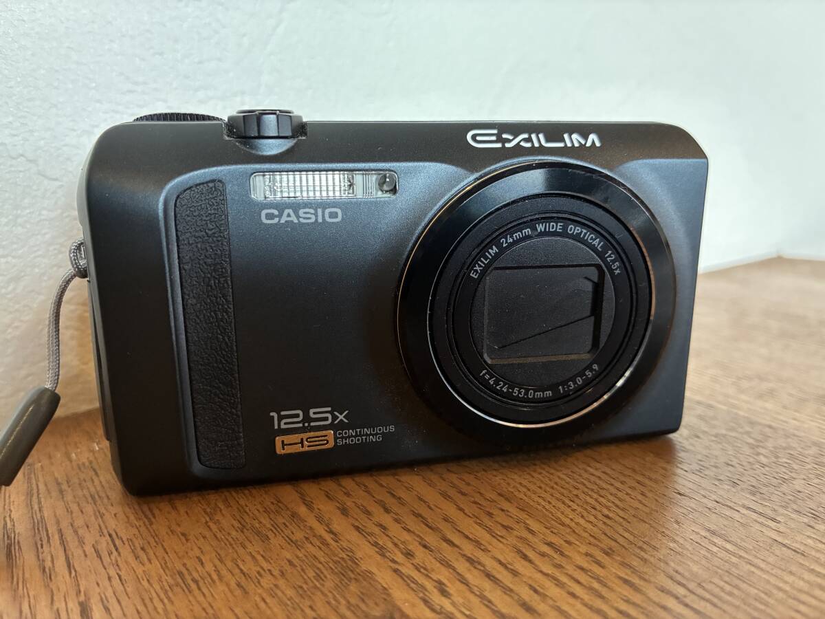 ★CASIO カシオ コンパクトデジタルカメラ EXILIM EX-ZR100 ブラック 充電器なし ★中古品拍卖