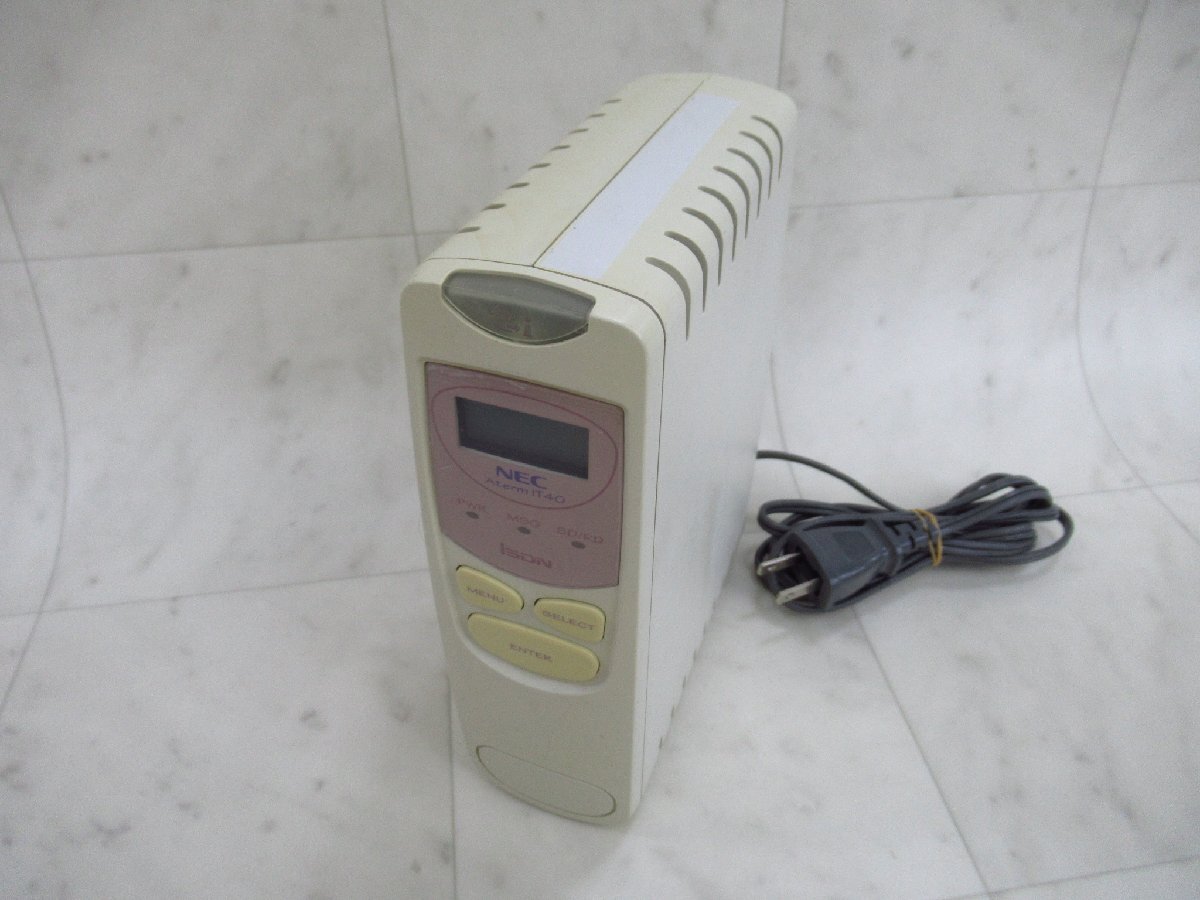▲NEC AtermIT40/D PC-IT40D1A ISDN ターミナルアダプタ 保証有 ZE1 23258※拍卖