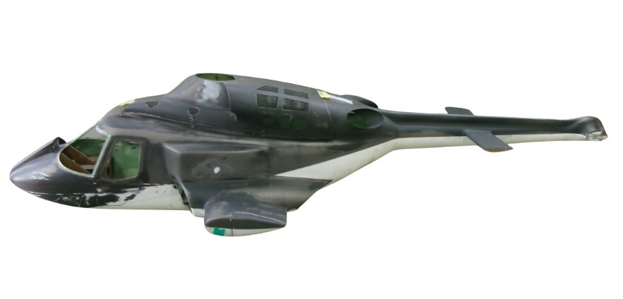 ラジコン ヘリコプター ボディ 胴体 AIRWOLF エアーウルフ スケール:1/9 ヒロボー Hirobo 30スケールボディ 20260707 oikwwko 204 0706拍卖
