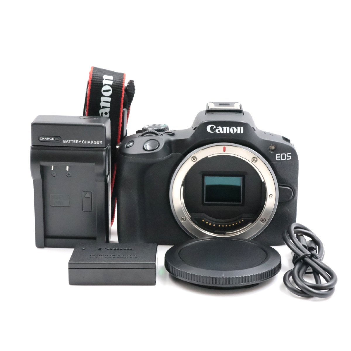 シャッター数5000枚 Canon EOS R50 ボディ ミラーレス一眼カメラ ブラック キヤノン拍卖