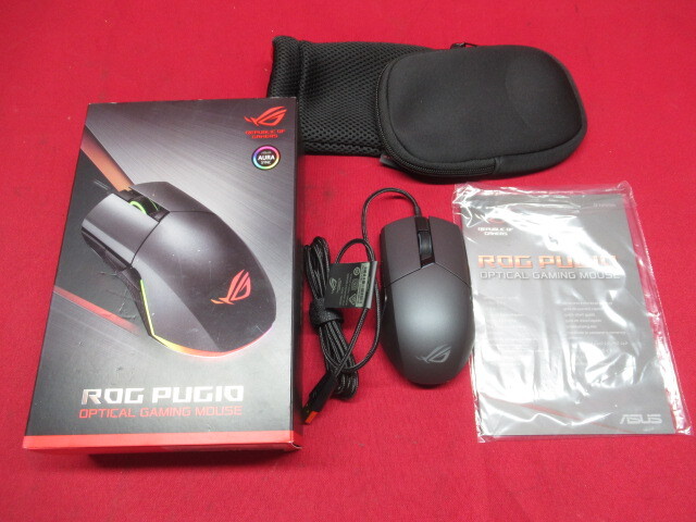 ASUS エイスース P503 ROG PUGIO ゲーミングマウス 動作確認済み 管理8KX0729G-A1拍卖