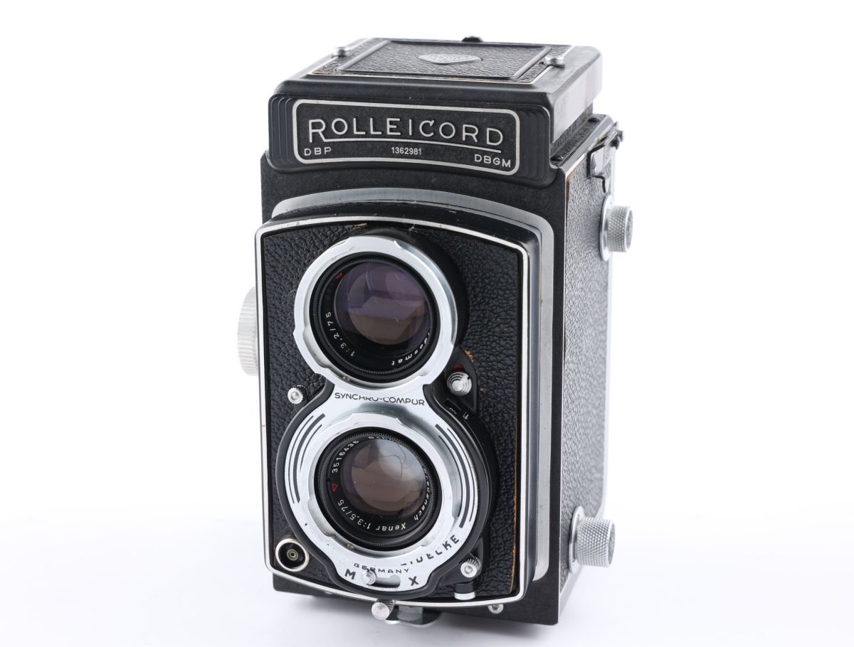 【かめらや】01432 Rollei ROLLEICORD Schneider-Kreuznach Xenar 75mm F3.5 二眼レフ拍卖