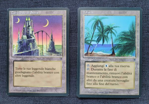 ◇MTG Cathedral of Serra / Tolaria Legends レジェンド イタリア語版 NM- 2枚セット◇拍卖