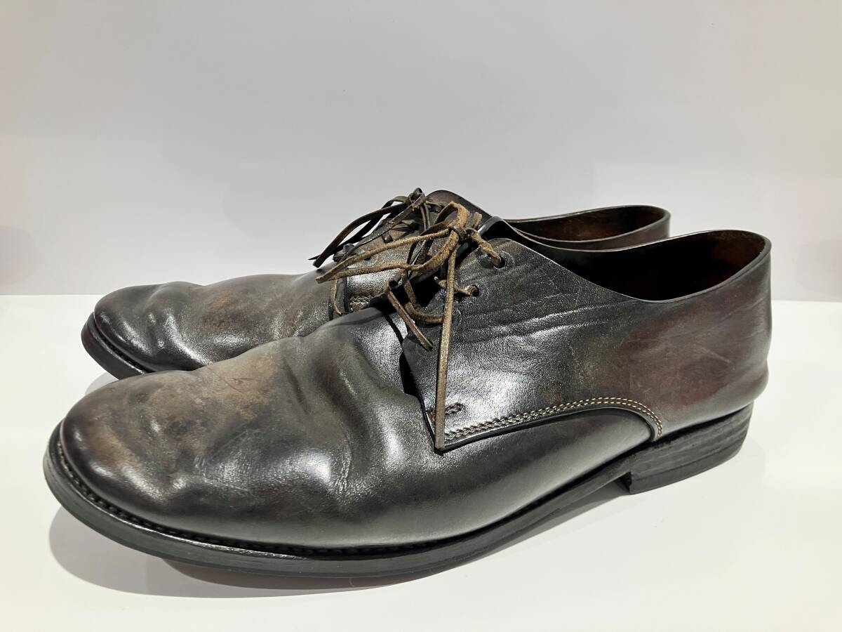 Guidi ダービーシューズ サイズ42 イタリア製 レザー 中古拍卖
