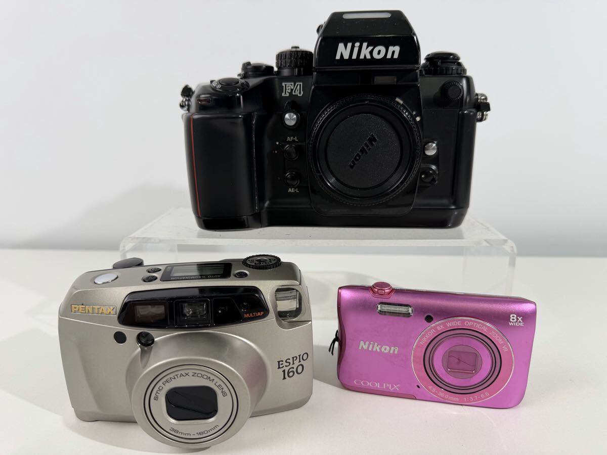 【7/146EL】 Nikon ニコン F4 COOLPIX S3700 PENTAX espio160 デジタルカメラ デジカメ フィルムカメラ カメラ ジャンク拍卖