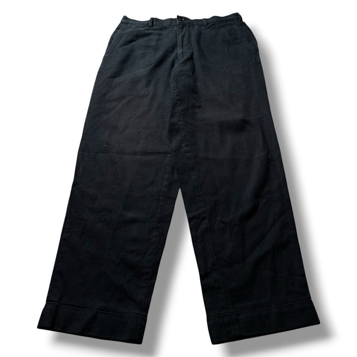 田中オム 1999SS COMME des GARCONS HOMME Cotton Wide-Leg Work Pants archive 田中啓一 reikawakubo japan ギャルソン 90s rare 川久保玲拍卖