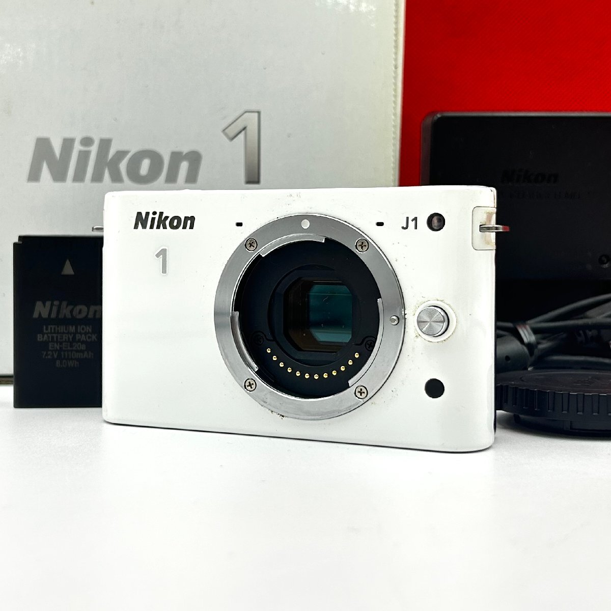 L08 Nikon 1 J1 デジタルミラーレスカメラ ボディ 動作品 ニコン拍卖
