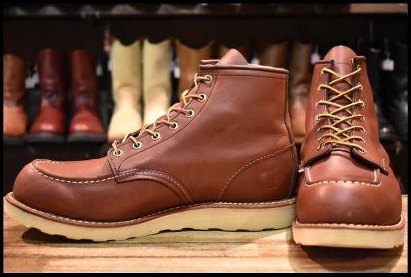 【11D 良品 12年】レッドウィング 9106 アイリッシュセッター 赤茶 レッド ブラウン モックトゥ 8875 ブーツ redwing HOPESMORE拍卖