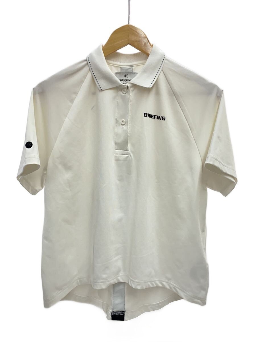 BRIEFING◆ポロシャツ/S/-/WHT/無地/BRG241W31//拍卖