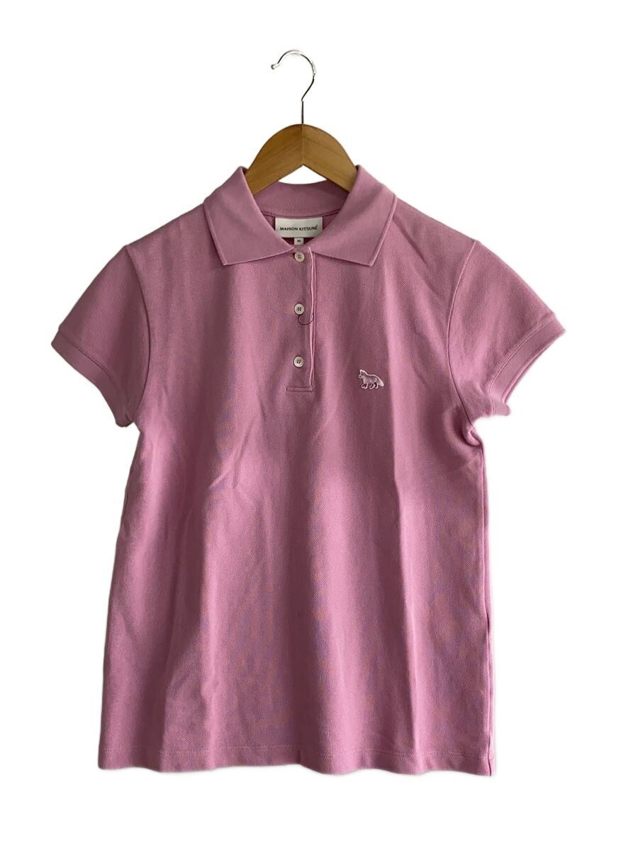 MAISON KITSUNE◆ポロシャツ/XS/コットン/ピンク/無地/MW00202KJ7010//拍卖