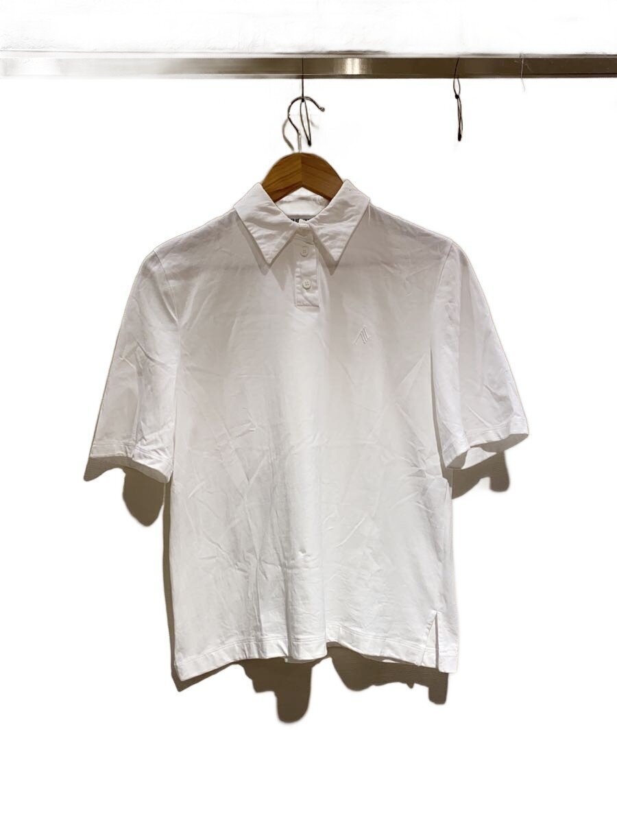 THE ATTICO◆ポロシャツ/36/コットン/WHT/211WCT36 C023 001//拍卖