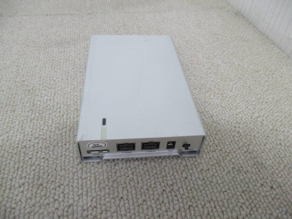 外付けHDD 1TB 2.5インチ USB3.0 FireWire800対応 アルミケース フォーマット済み★使用:1789時間 ★本体のみ★動作品★No:6D-106拍卖