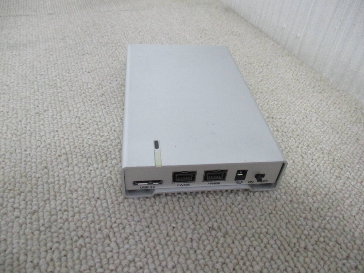 外付けHDD 1TB 2.5インチ USB3.0 FireWire800対応 アルミケース フォーマット済み★使用:1243時間 ★ 動作確認済み 本体のみ★ No:6D-108拍卖