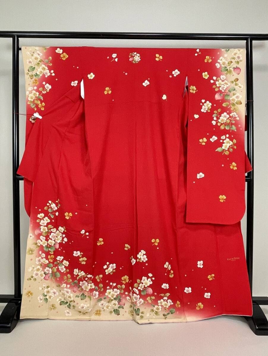 IROHA◆振袖◇【tc8005】成人式 卒業式◆正絹【中古】【Kami Shibai】拍卖