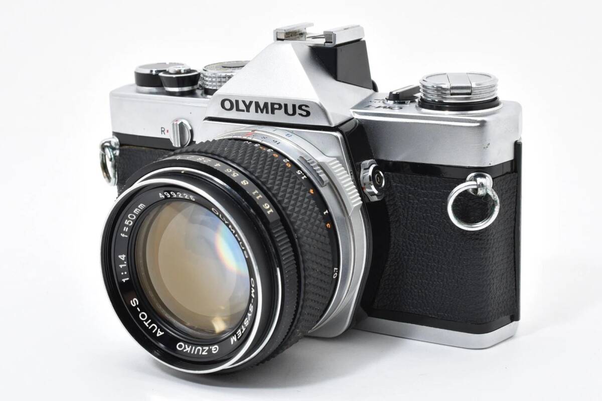 1円〜 完動品 OLYMPUS OM-1 + G.ZUIKO AUTO-S 50mm f1.4 一眼レフ フィルムカメラ 単焦点 レンズ オリンパス #193拍卖
