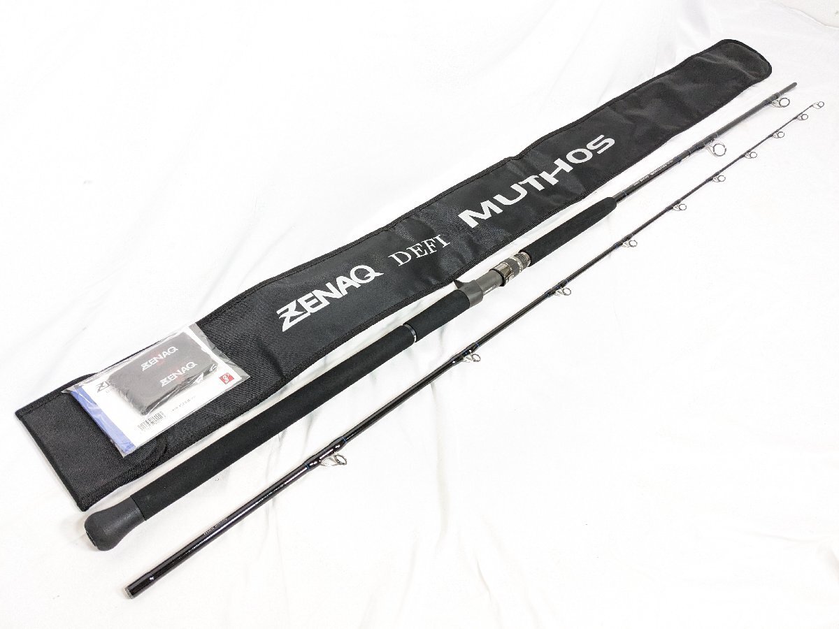 (管47551)極上品 ゼナック ディフィ DEFI ミュートス アキュラ 100H ベイトモデル 半永久保証書 ベイトロッド ショアジギング 青物拍卖