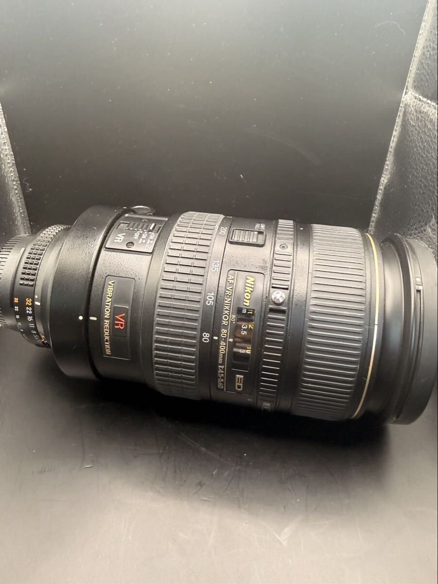 ニコン Nikon AF VR-NIKKOR 80-400mm F4.5-5.6D ED 三脚座・フード付拍卖