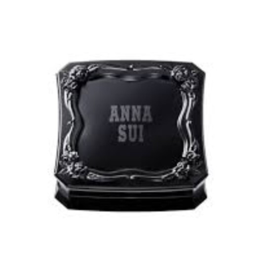 空容器 ANNA SUI アナスイ パウダーファンデーションケース ブラック 薔薇モチーフ拍卖