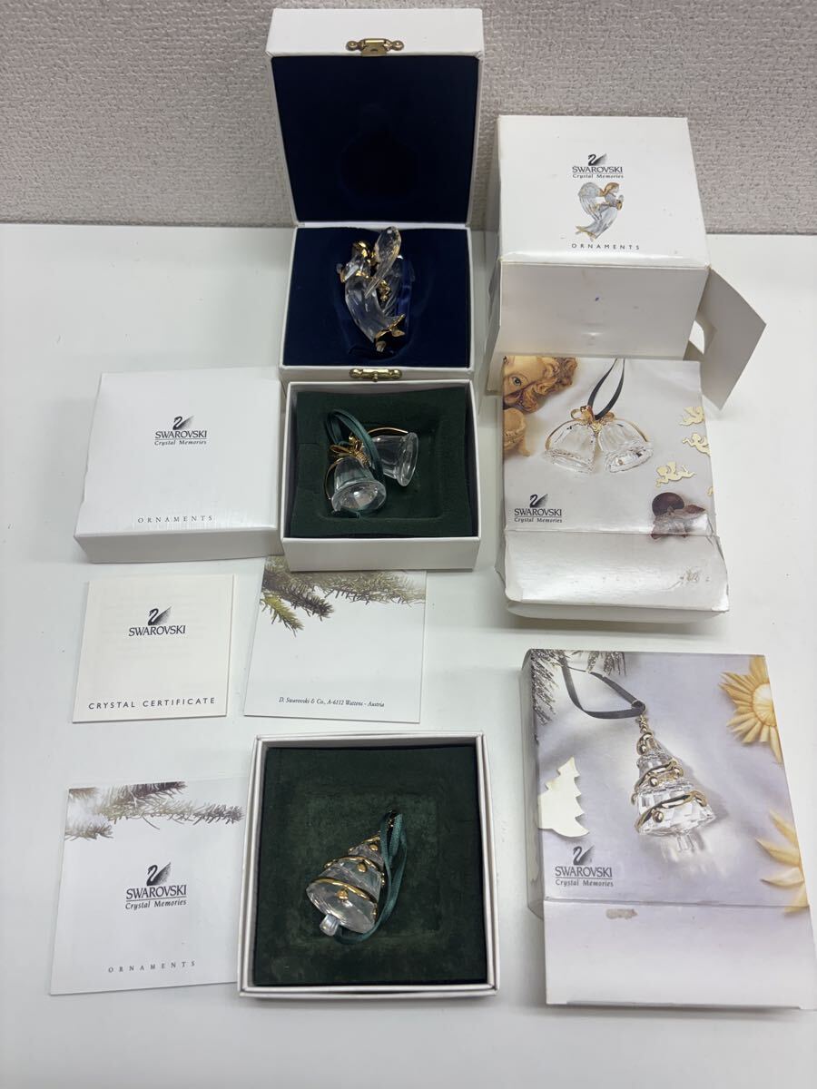 SWAROVSKI スワロフスキー クリスタルメモリーズ オーナメント 3点セット 拍卖