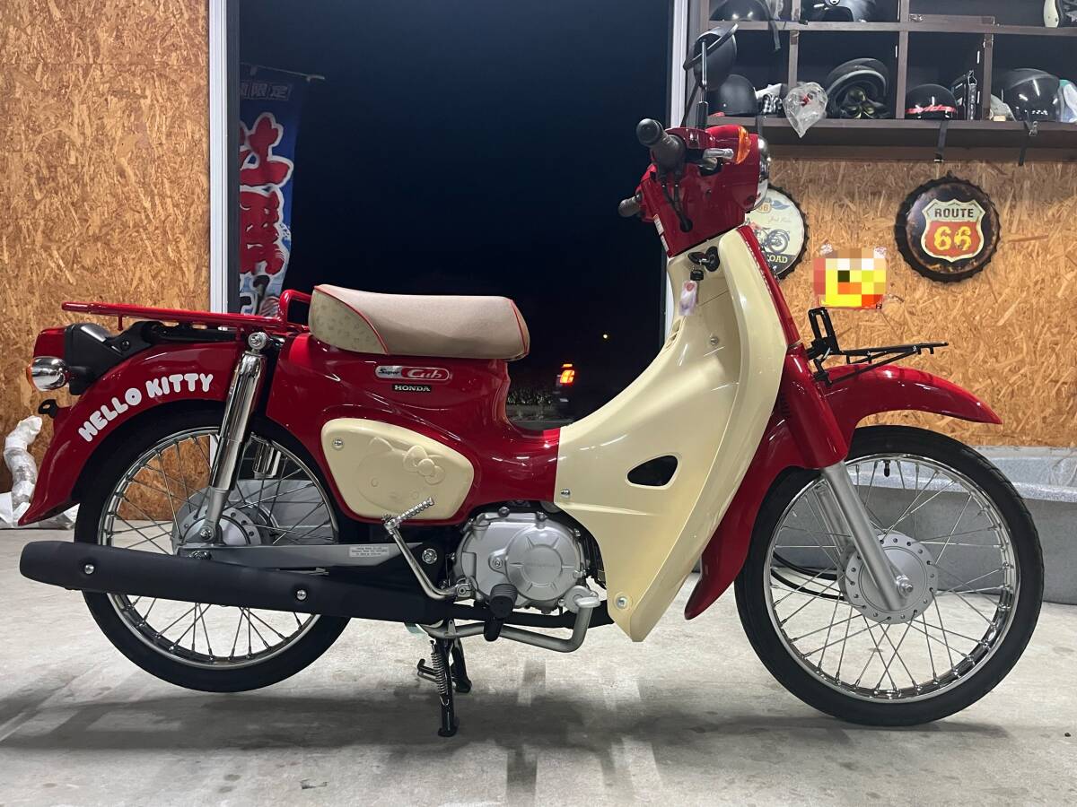 ホンダ スーパーカブ50 ハローキティ50周年記念特別仕様車 中古 美車 低走行拍卖