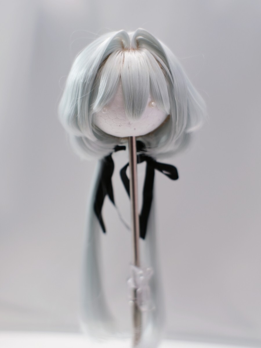 ドールウィッグ ウィッグ 1/4ドール 4分 7〜8インチ インテーク クラゲヘア拍卖