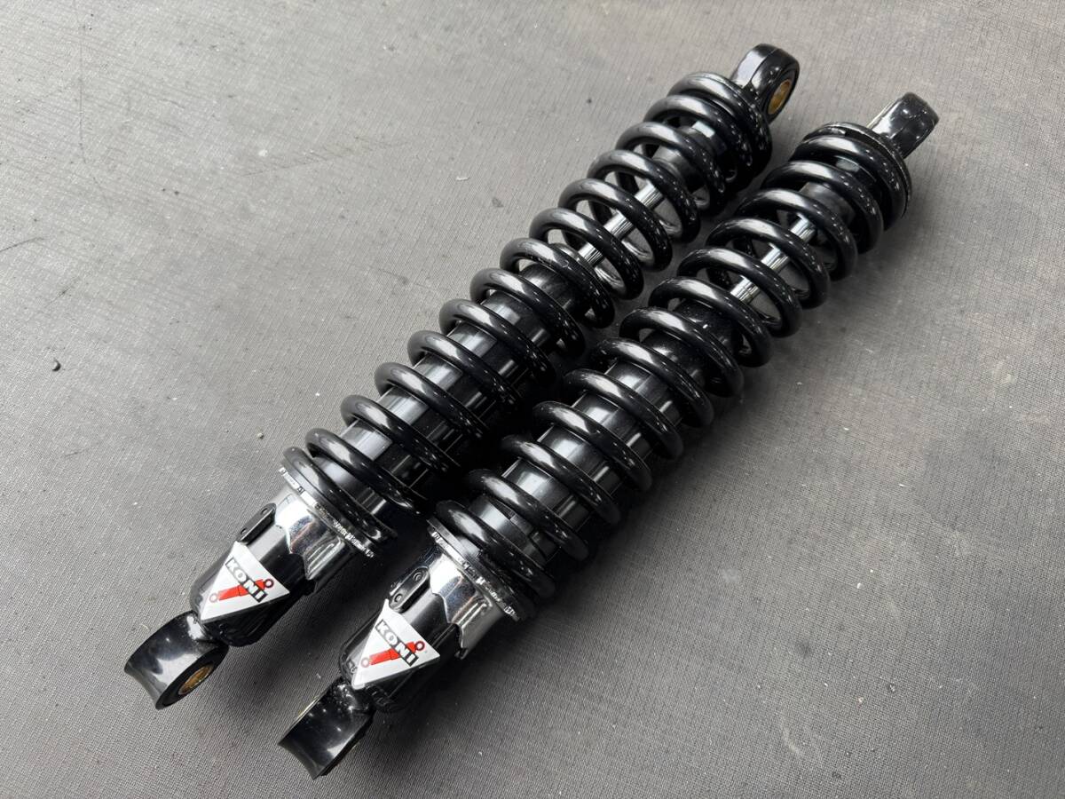 メーカー不明 リヤショック 細巻 穴~穴長さ約345mm 中古(検 Z1 Z2 Z750 650 400 FX MK2 LTD GS GT380 KONI カヤバ 旧車 当時物拍卖