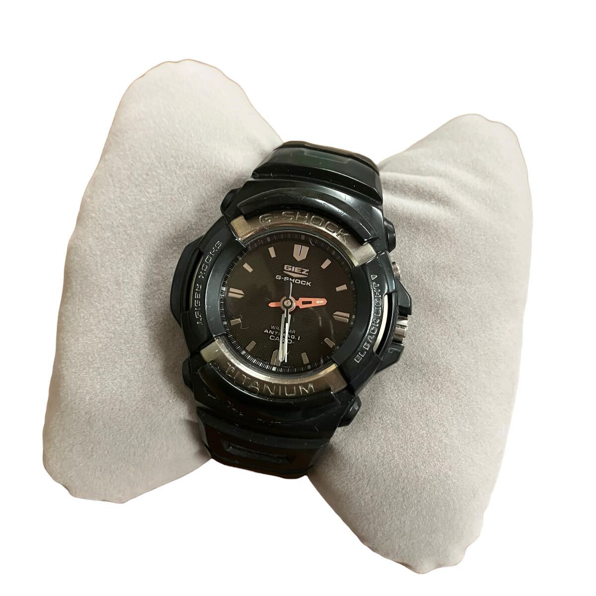 CASIO G-SHOCK GS-500 GIEZ ジエズ ANTIMAG I 耐磁 チタン ELバックライト アナログ3針 カシオ拍卖