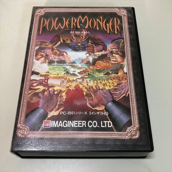 Z18005 パワーモンガー POWER MONGER PC-9801 PCゲームソフト拍卖