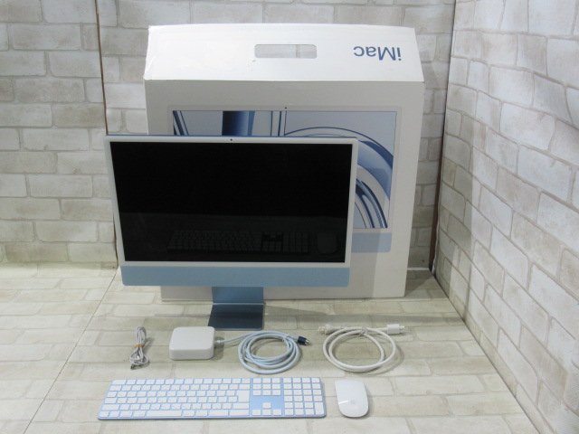 ▲AK0356 Ω 新DCD 3812◆ 保証有 Apple A2873 iMac 24-inch, 2023【 Apple M3 / 16GB / SSD:256GB 】キーボード/マウス/ケーブル付拍卖