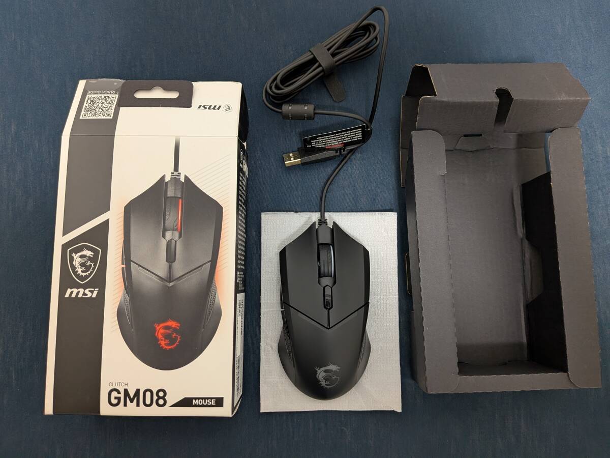 MSI Clutch GM08 ゲーミングマウス 有線拍卖