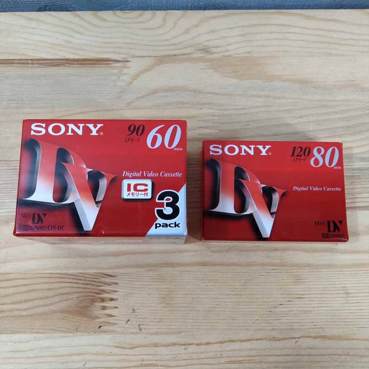 SONY ミニDVカセット 4本セット 未使用 ソニー 記録メディア テープ (21_424_4)拍卖