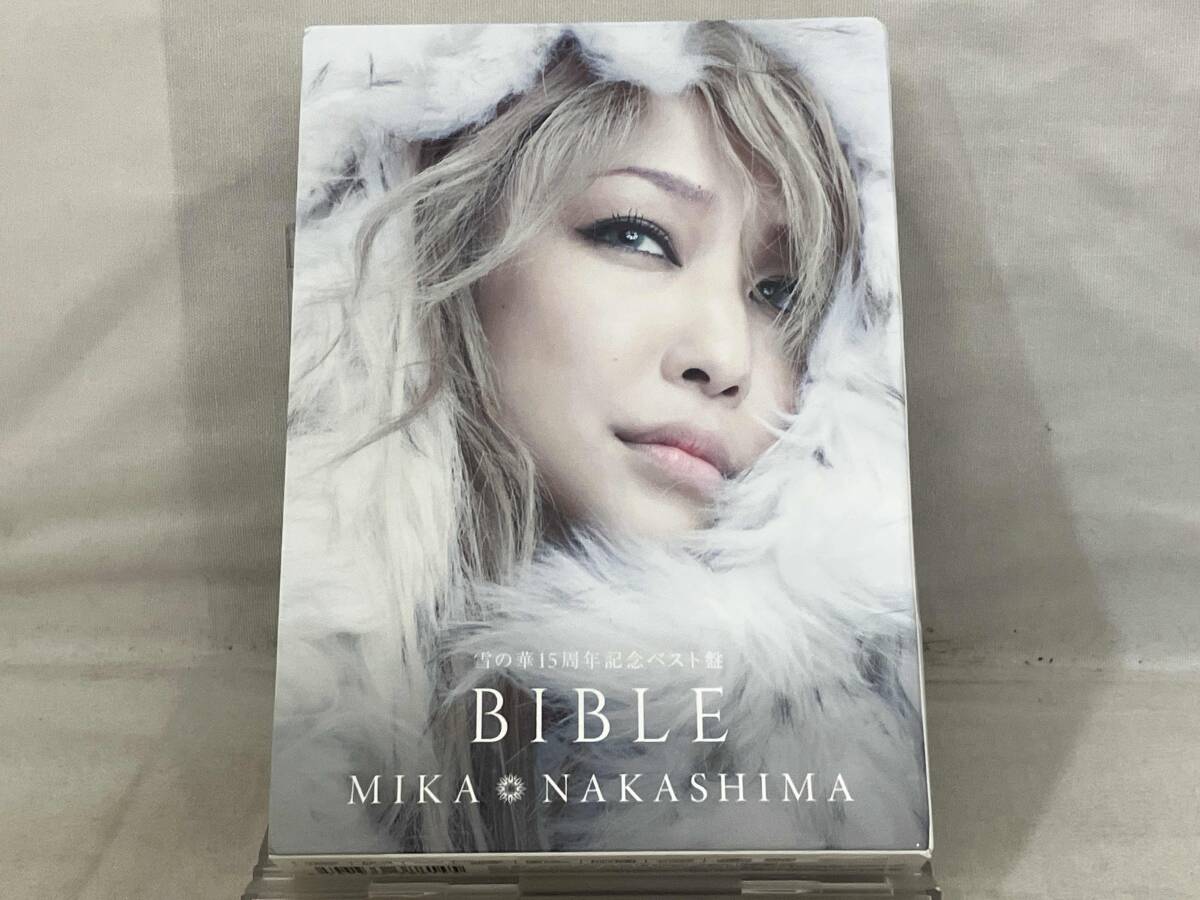 【中島美嘉】 CD; 雪の華15周年記念ベスト盤 BIBLE(初回生産限定盤B)(DVD付)(トールケース仕様)拍卖
