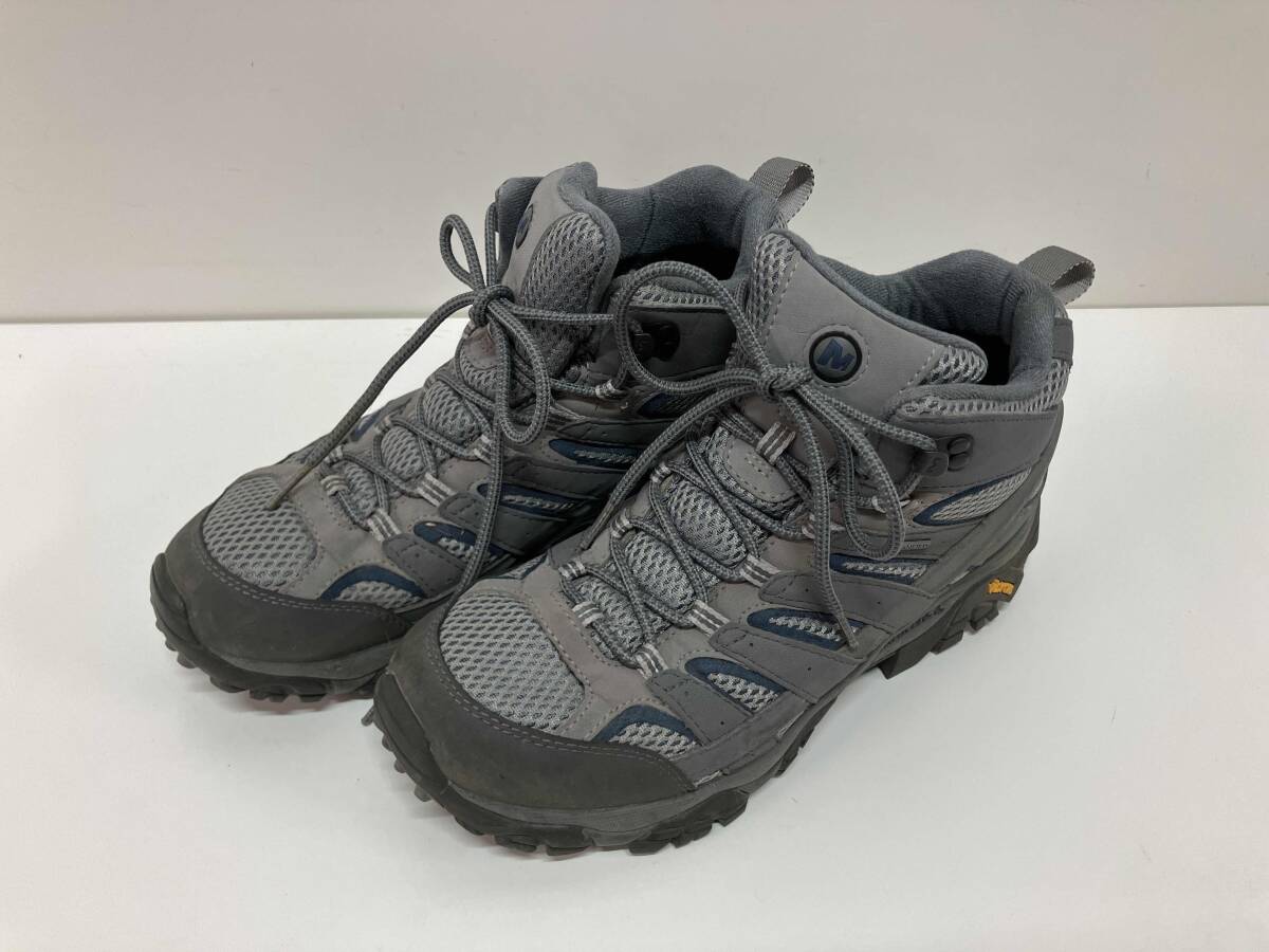 MERRELL メレル MENS MOAB2 MID GORE-TEX メンズ モアブ2 ミッド ゴアテックス トレッキングブーツ 27cm グレー拍卖