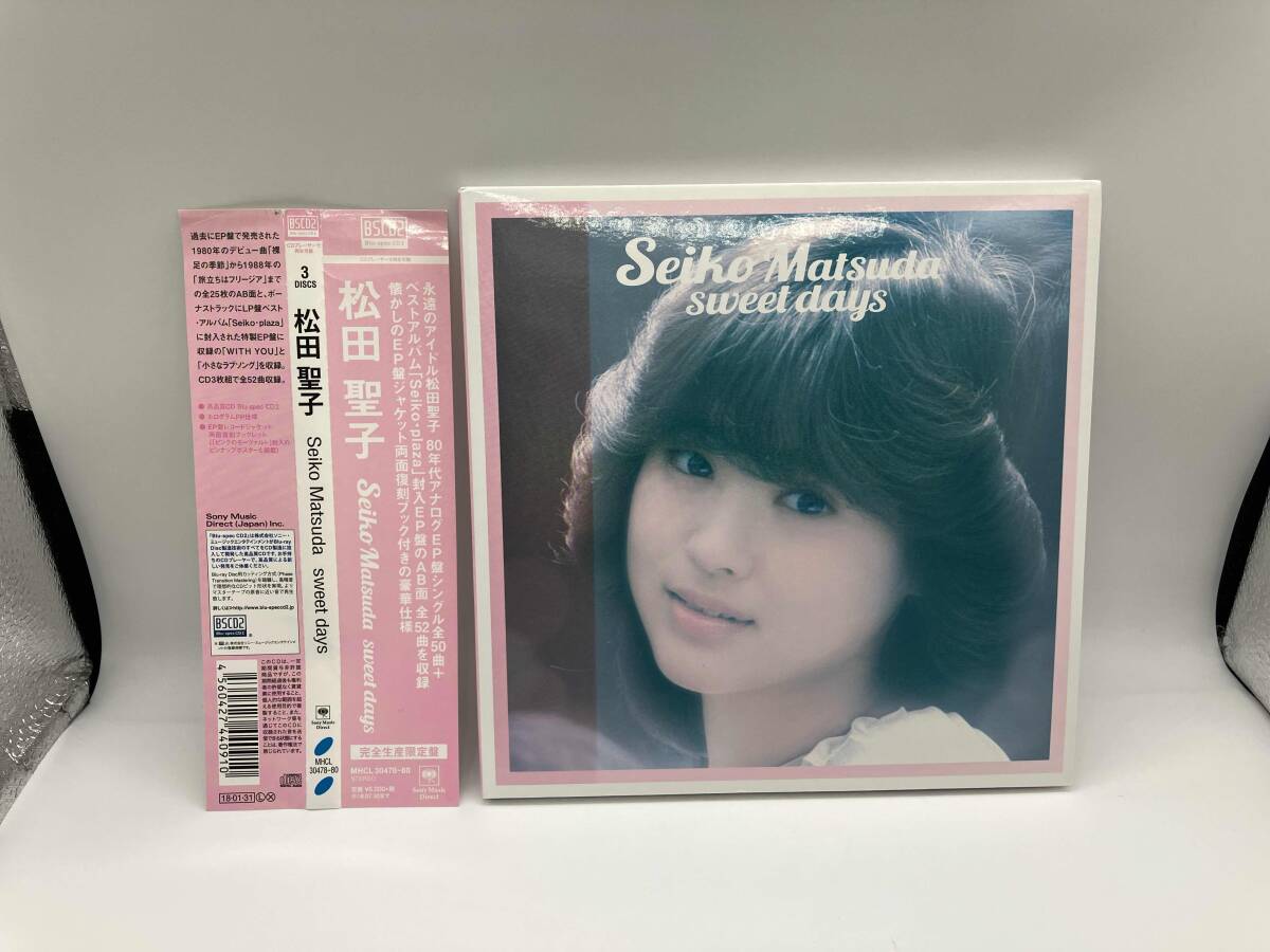 「1円スタート」松田聖子 CD Seiko Matsuda sweet days(完全生産限定盤)(3Blu-spec CD2)(紙ジャケット仕様)拍卖