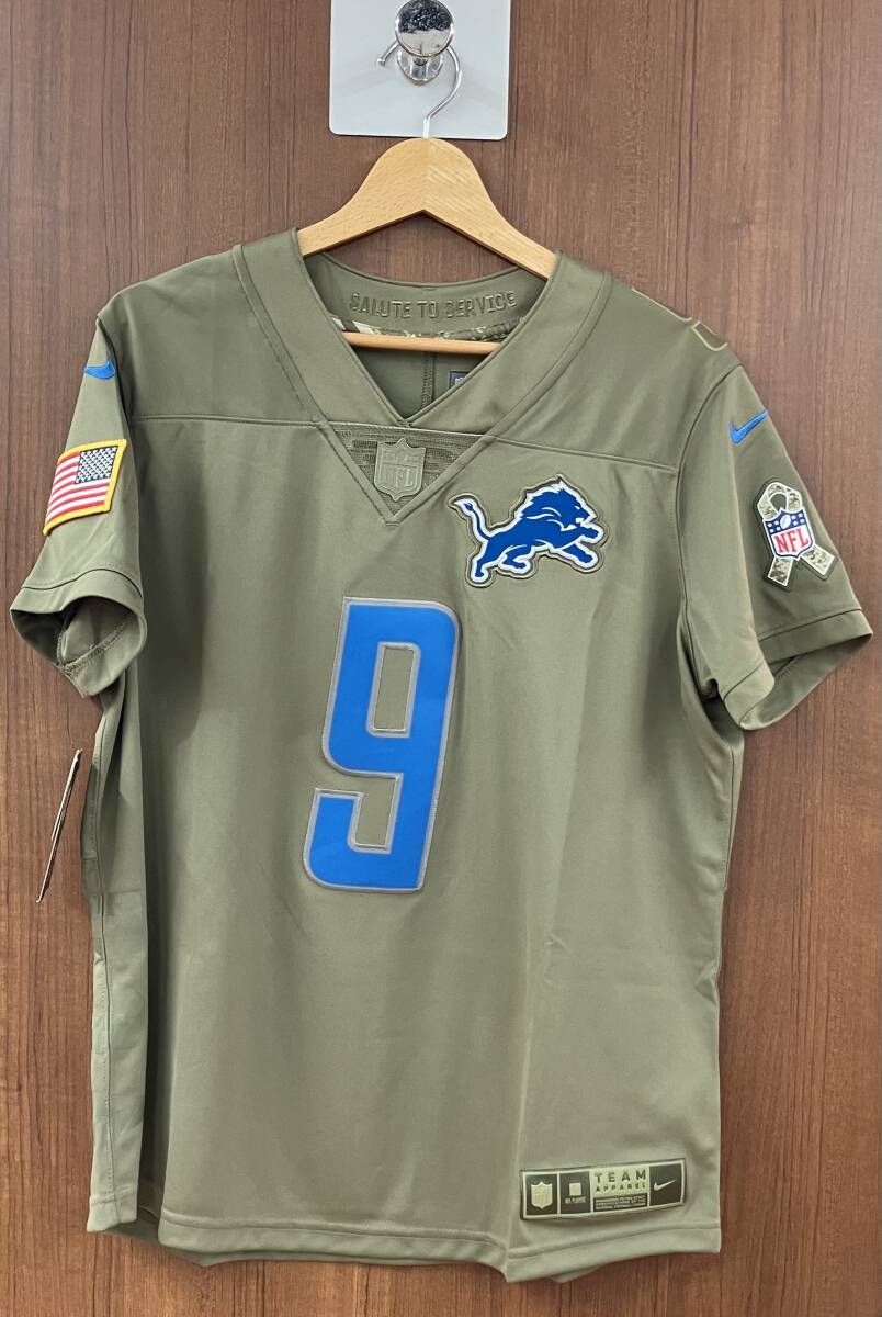 美品/NIKE/レプリカユニフォーム/NFL/STAFFORD/H0170308HOJ/カーキ/Lサイズ/ナイキ拍卖