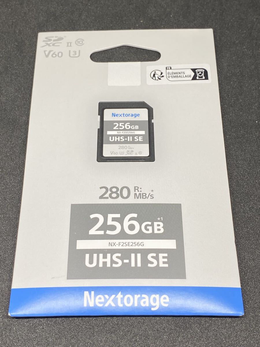 ネクストレージ Nextorage UHS-II 256GB SDXC V60 メモリーカード NX-F2SE256G/INE 未開封品 未使用品拍卖