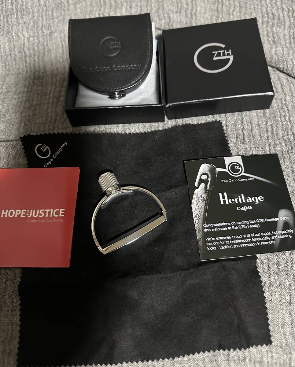 G7th Heritage Guitar Capo 6弦アコースティック用スタンダード高級カポタスト拍卖