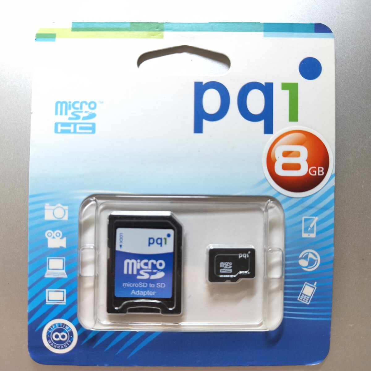 新品未開封 8GB マイクロSDカード pqi拍卖