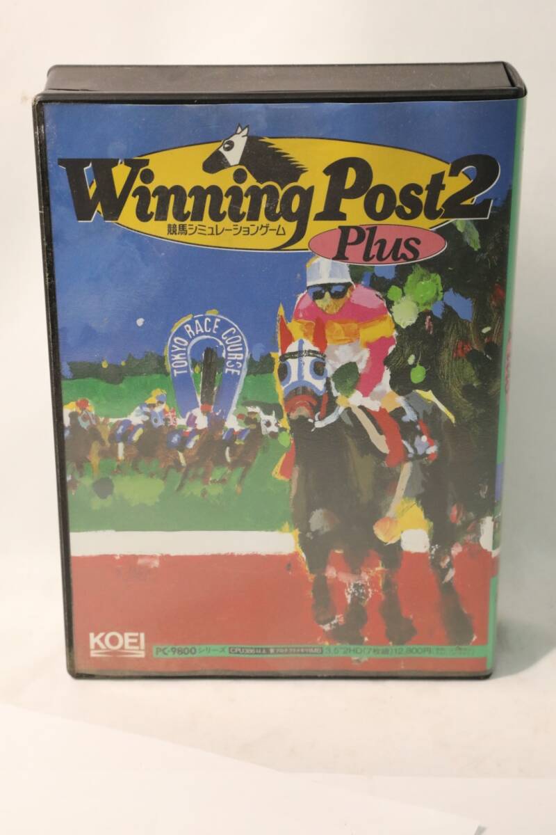 ◆ PC-9801 Winning Post2 Plus KOEI 3.5インチFD 7枚組 箱付 #33051 ◆拍卖