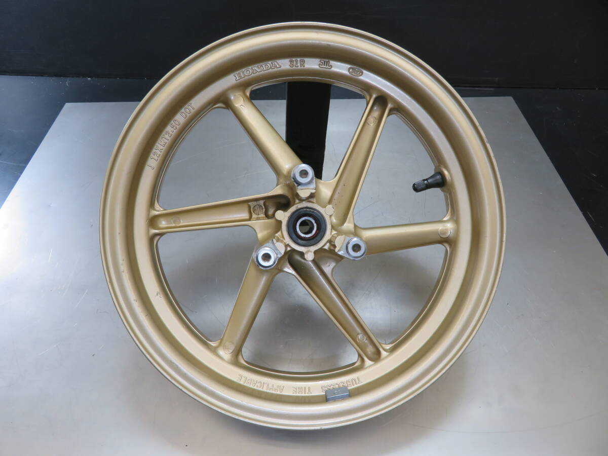 APE100D 純正フロントホイールASSY/エイプXR100モタードNSF100NSR50#100拍卖