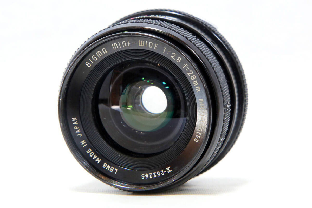 シグマ SIGMA MINI-WIDE 28mm F2.8 MULTI-COATED ★OLYMPUS OMマウント★ #667-10拍卖