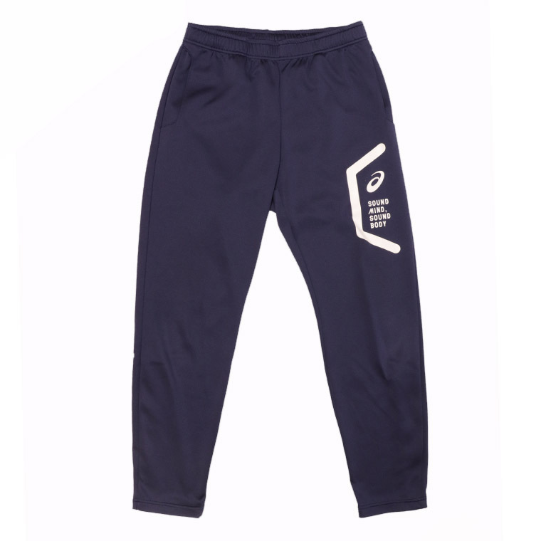 asics アシックス トレーニングパンツ ジャージ 2031C262 ネイビー Mサイズ ウエストの紐なし 【セレスポセカンド】拍卖