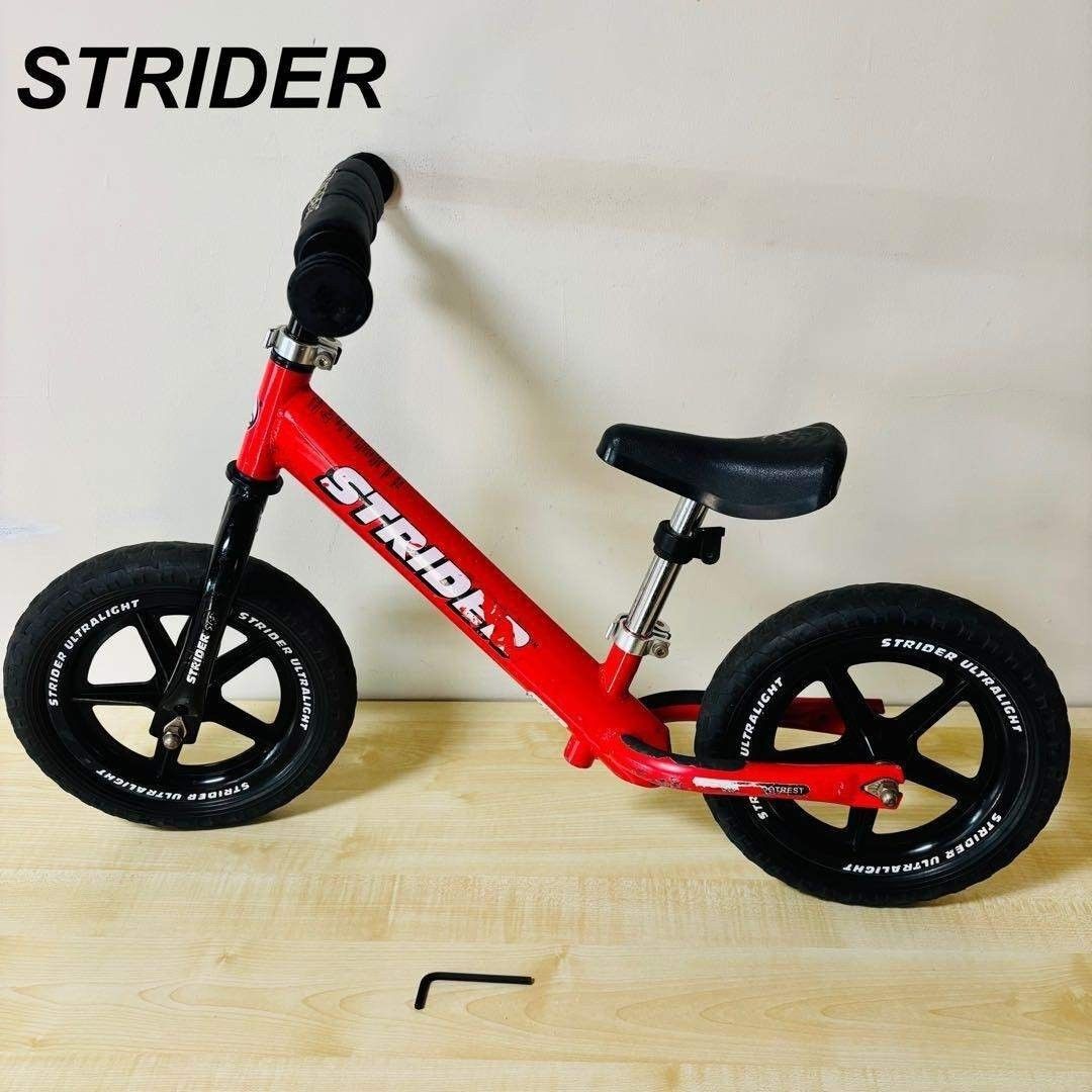 STRIDER ストライダー 12インチ レッド ランニングバイク 軽量拍卖