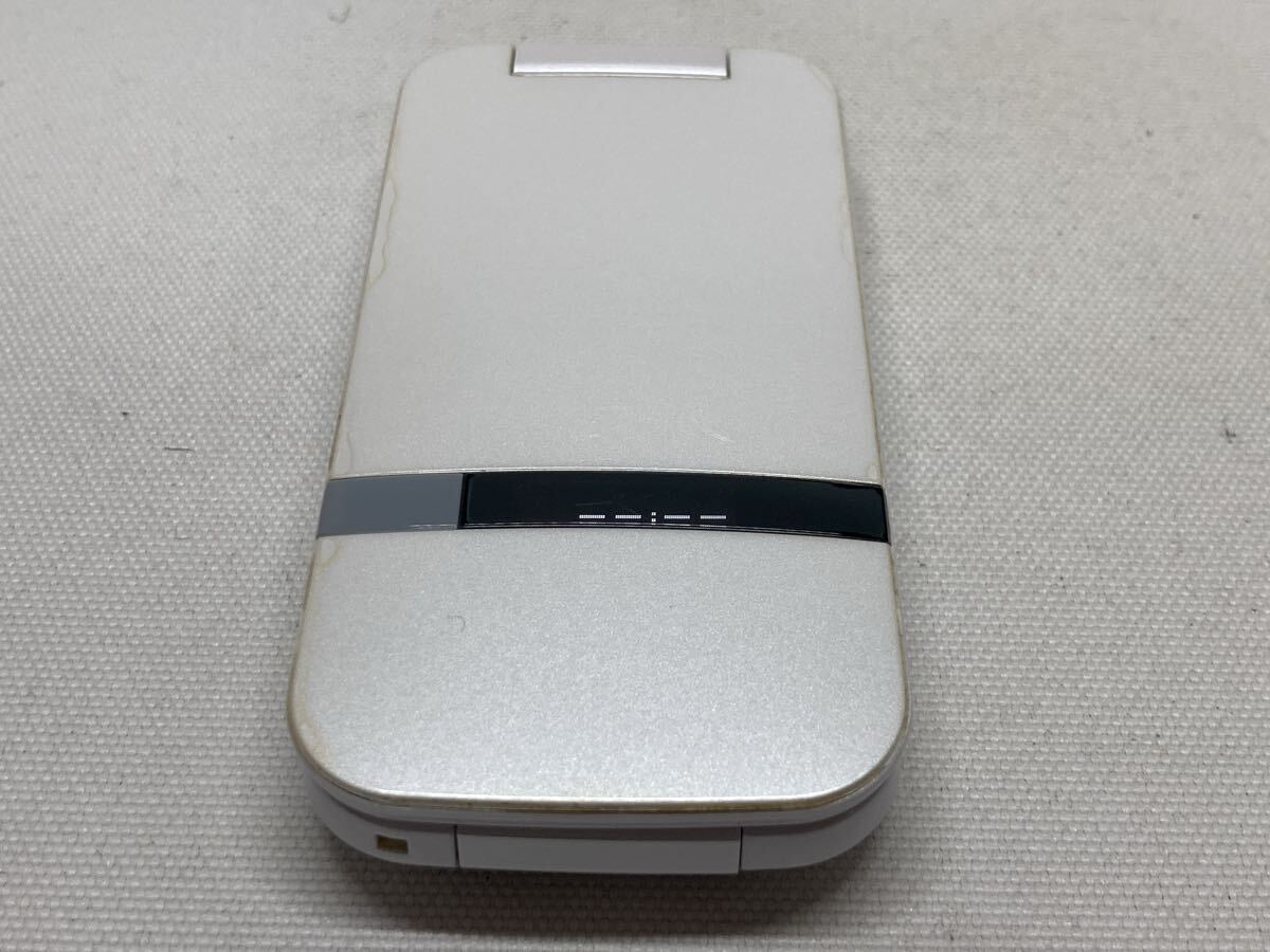 美品 SoftBank ソフトバンク 202SH SHARP シャープ 携帯電話 ガラケー ホワイト ワンセグ f01b511dd拍卖