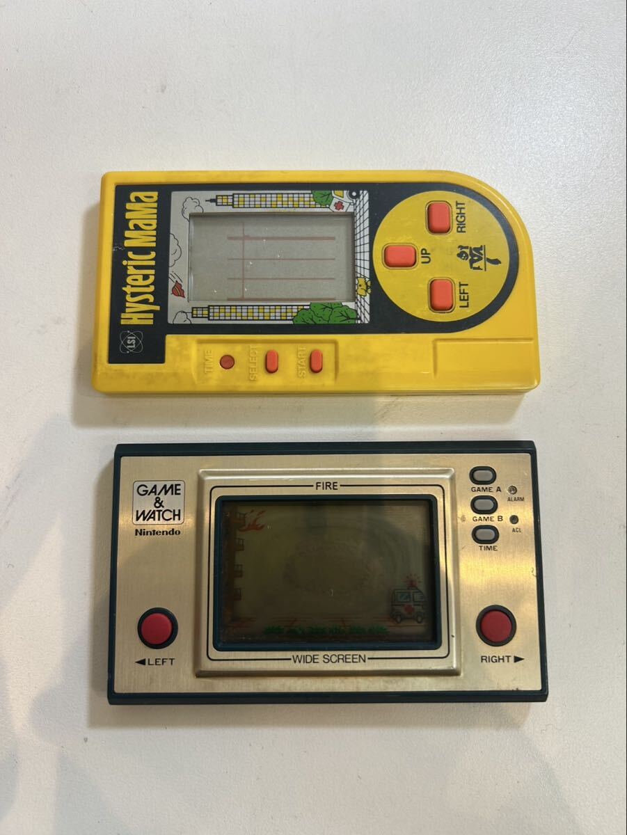 任天堂 ゲーム&ウオッチ ファイア ヒステリックママ タカトクトイス LSIゲーム 電子ゲーム 動作未確認拍卖