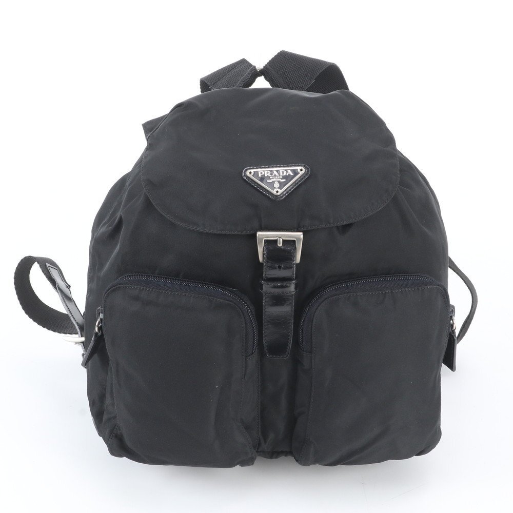 ■1円■極美品■プラダ■テスート ナイロン トライアングルロゴ レザー リュックサック リュック ショルダー バッグ レディース UTM EL27-6拍卖